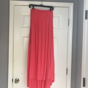 Strapless maxi sundress